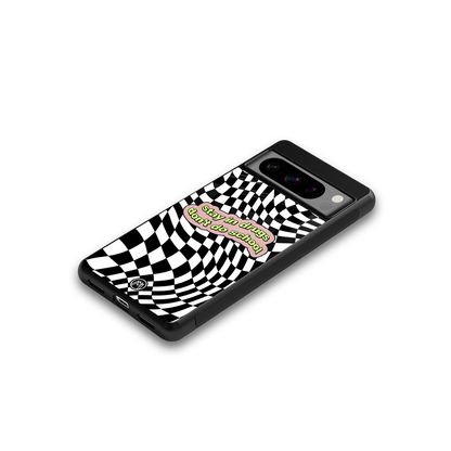 trippy high life back phone cover | glass case for google pixel 8 pro