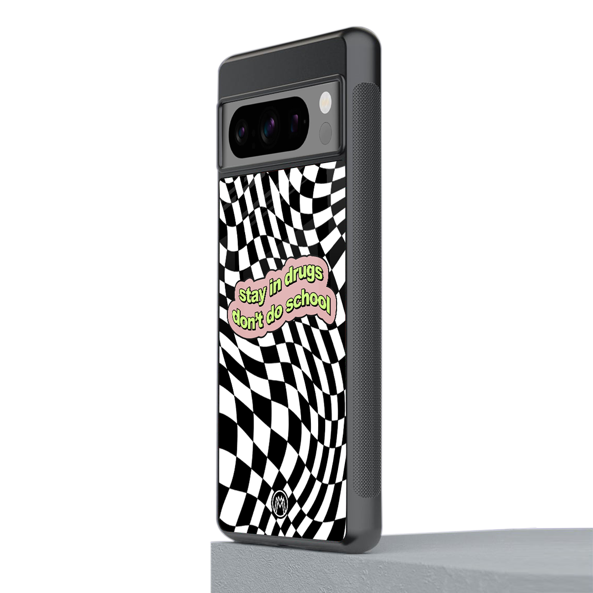 trippy high life back phone cover | glass case for google pixel 8 pro