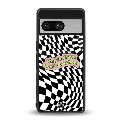 trippy high life back phone cover | glass case for Google Pixel 8