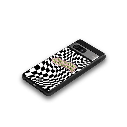trippy high life back phone cover | glass case for Google Pixel 8