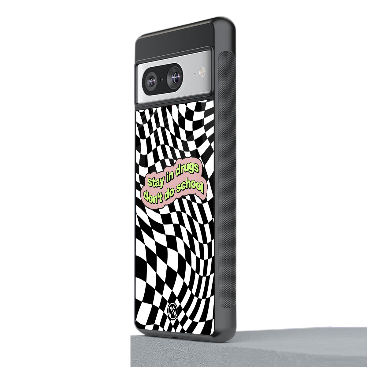 trippy high life back phone cover | glass case for Google Pixel 8