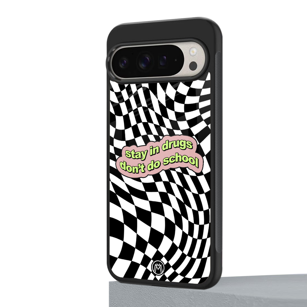trippy high life back phone cover | glass case for google pixel 9 pro