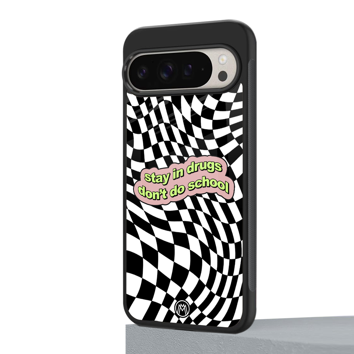 trippy high life back phone cover | glass case for google pixel 9 pro