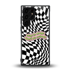 trippy high life back phone cover | glass case for samsung galaxy s23 ultra