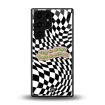 trippy high life back phone cover | glass case for samsung galaxy s25 ultra