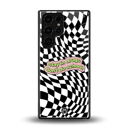trippy high life back phone cover | glass case for samsung galaxy s25 ultra