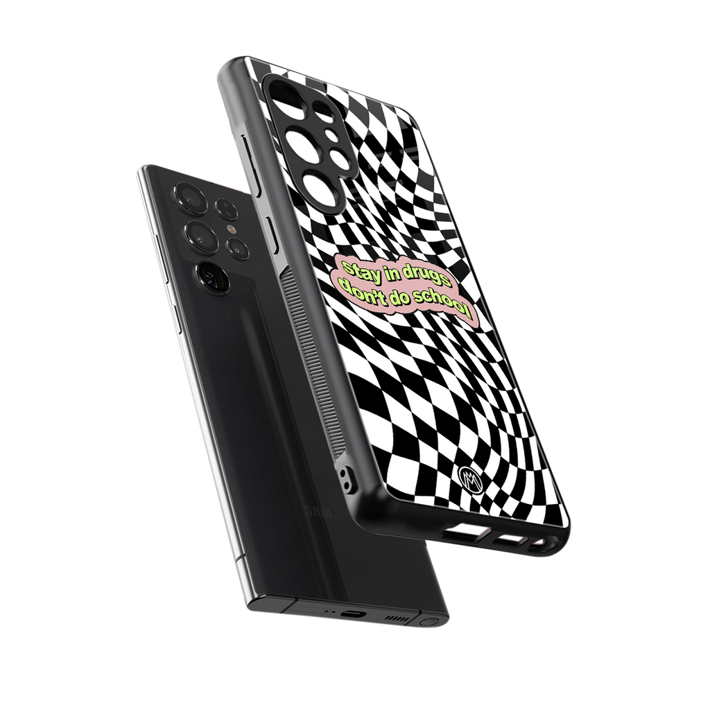 trippy high life back phone cover | glass case for samsung galaxy s25 ultra