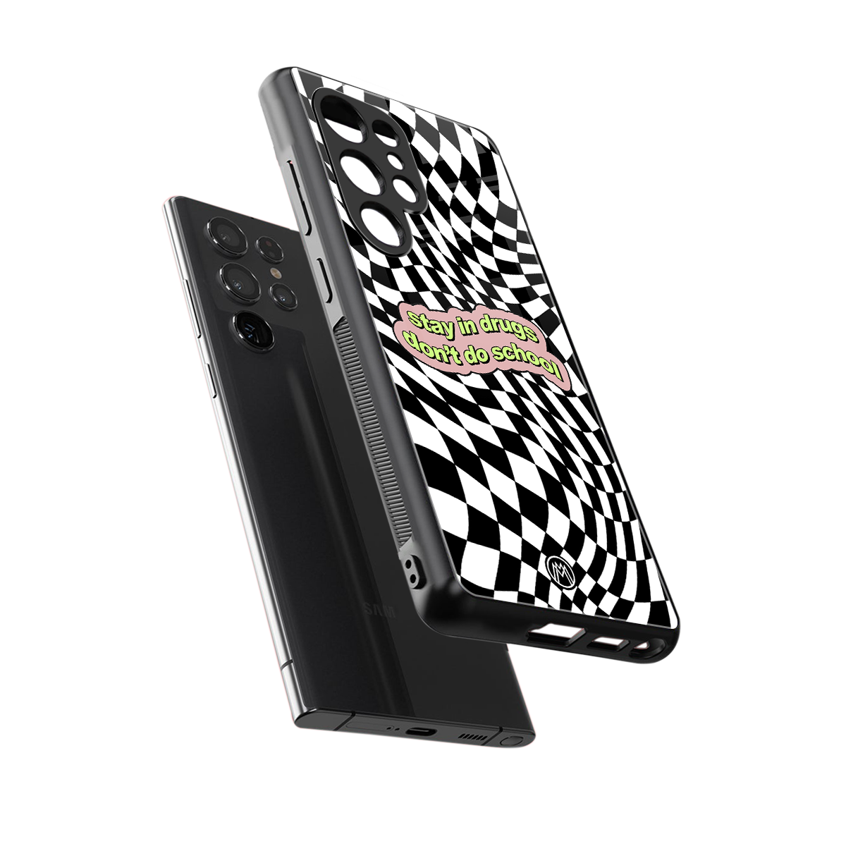 trippy high life back phone cover | glass case for samsung galaxy s25 ultra