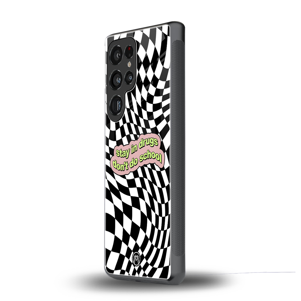 trippy high life back phone cover | glass case for samsung galaxy s25 ultra