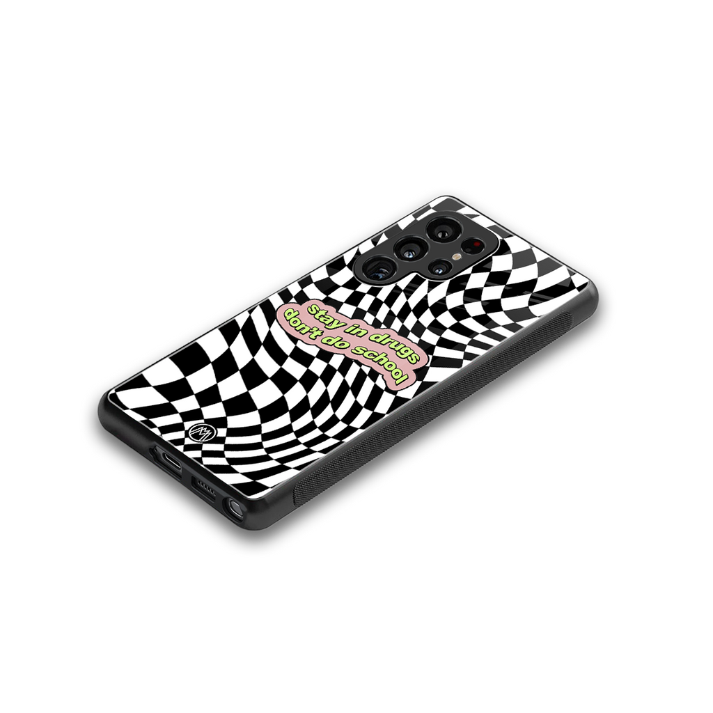 trippy high life back phone cover | glass case for samsung galaxy s25 ultra