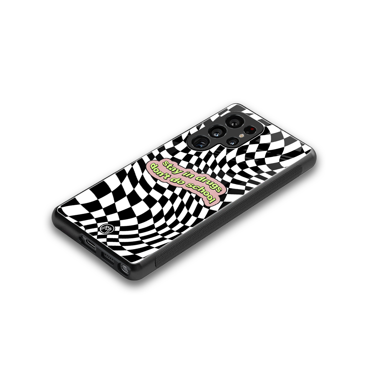 trippy high life back phone cover | glass case for samsung galaxy s25 ultra