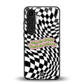 trippy high life back phone cover | glass case for samsung galaxy s25 plus