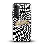trippy high life back phone cover | glass case for samsung galaxy s25 plus