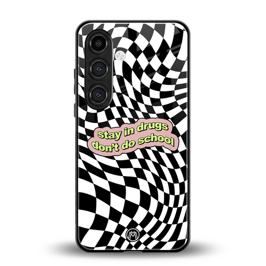 trippy high life back phone cover | glass case for samsung galaxy s23