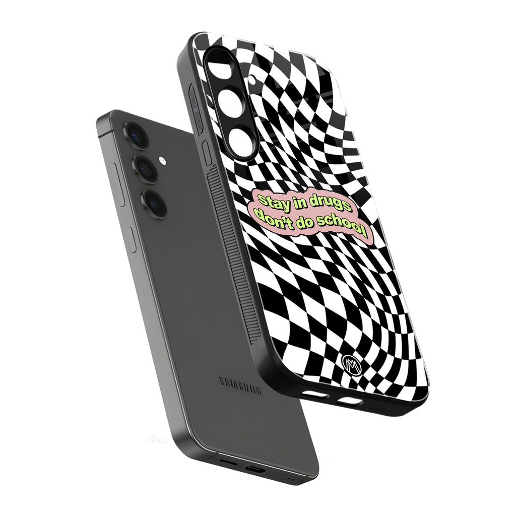 trippy high life back phone cover | glass case for samsung galaxy s24