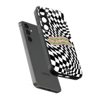 trippy high life back phone cover | glass case for samsung galaxy s24 plus