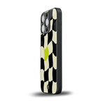 trippy pastel checks back phone cover | glass case for iphone 13 pro
