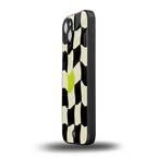 trippy pastel checks back phone cover | glass case for iphone 14 plus