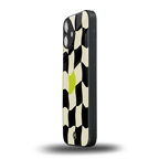 trippy pastel checks back phone cover | glass case for iphone 16 plus