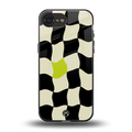 trippy pastel checks back phone cover | glass case for iphone 16e