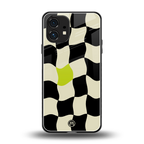trippy pastel checks back phone cover | glass case for nothing phone 1