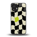 trippy pastel checks back phone cover | glass case for nothing phone 2