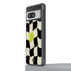 trippy pastel checks back phone cover | glass case for Google Pixel 8