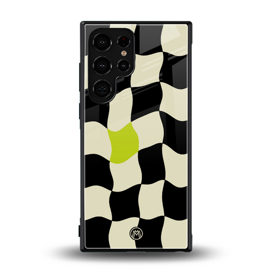 trippy pastel checks back phone cover | glass case for samsung galaxy s24 ultra