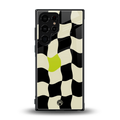 trippy pastel checks back phone cover | glass case for samsung galaxy s23 ultra