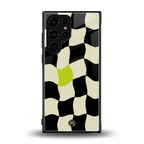 trippy pastel checks back phone cover | glass case for samsung galaxy s23 ultra