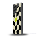 trippy pastel checks back phone cover | glass case for samsung galaxy s25 ultra