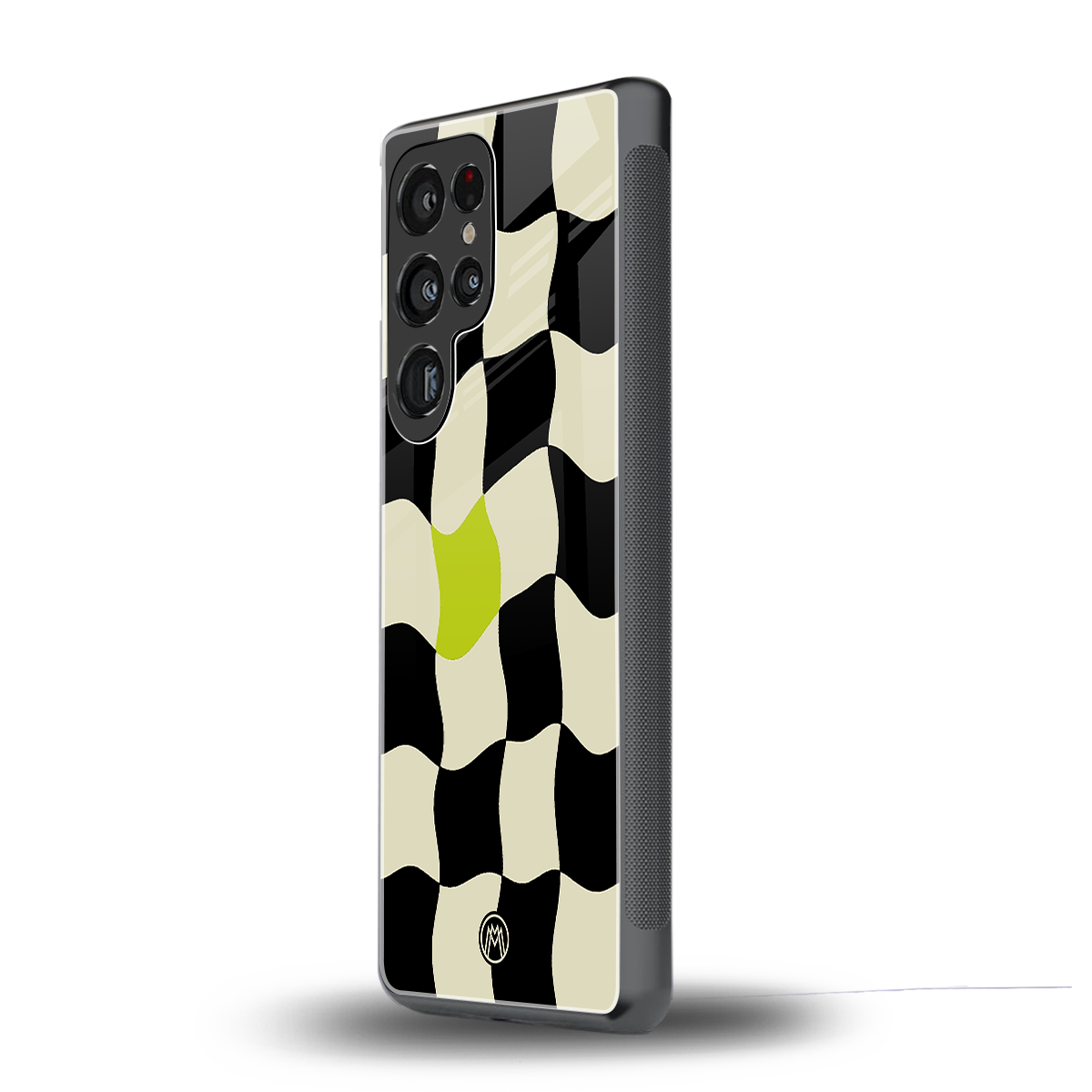 trippy pastel checks back phone cover | glass case for samsung galaxy s25 ultra