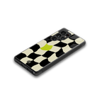 trippy pastel checks back phone cover | glass case for samsung galaxy s25 ultra