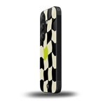 trippy pastel checks back phone cover | glass case for samsung galaxy s24
