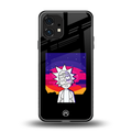trippy rick sanchez back phone cover | glass case for nothing phone 1