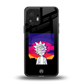 trippy rick sanchez back phone cover | glass case for nothing phone 2