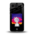 trippy rick sanchez back phone cover | glass case for oneplus nord 4