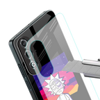 trippy rick sanchez back phone cover | glass case for oneplus nord ce 4