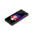trippy rick sanchez back phone cover | glass case for samsung galaxy s25 ultra