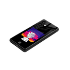 trippy rick sanchez back phone cover | glass case for samsung galaxy s25 plus