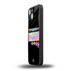 trippy trippy back phone cover | glass case for iphone 13 mini