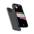 trippy trippy back phone cover | glass case for iphone 14 plus