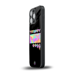 trippy trippy back phone cover | glass case for iphone 15 pro