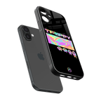 trippy trippy back phone cover | glass case for iphone 16 plus