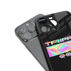 trippy trippy back phone cover | glass case for iphone 13 pro