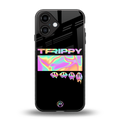 trippy trippy back phone cover | glass case for iphone 16