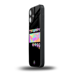 trippy trippy back phone cover | glass case for iphone 16