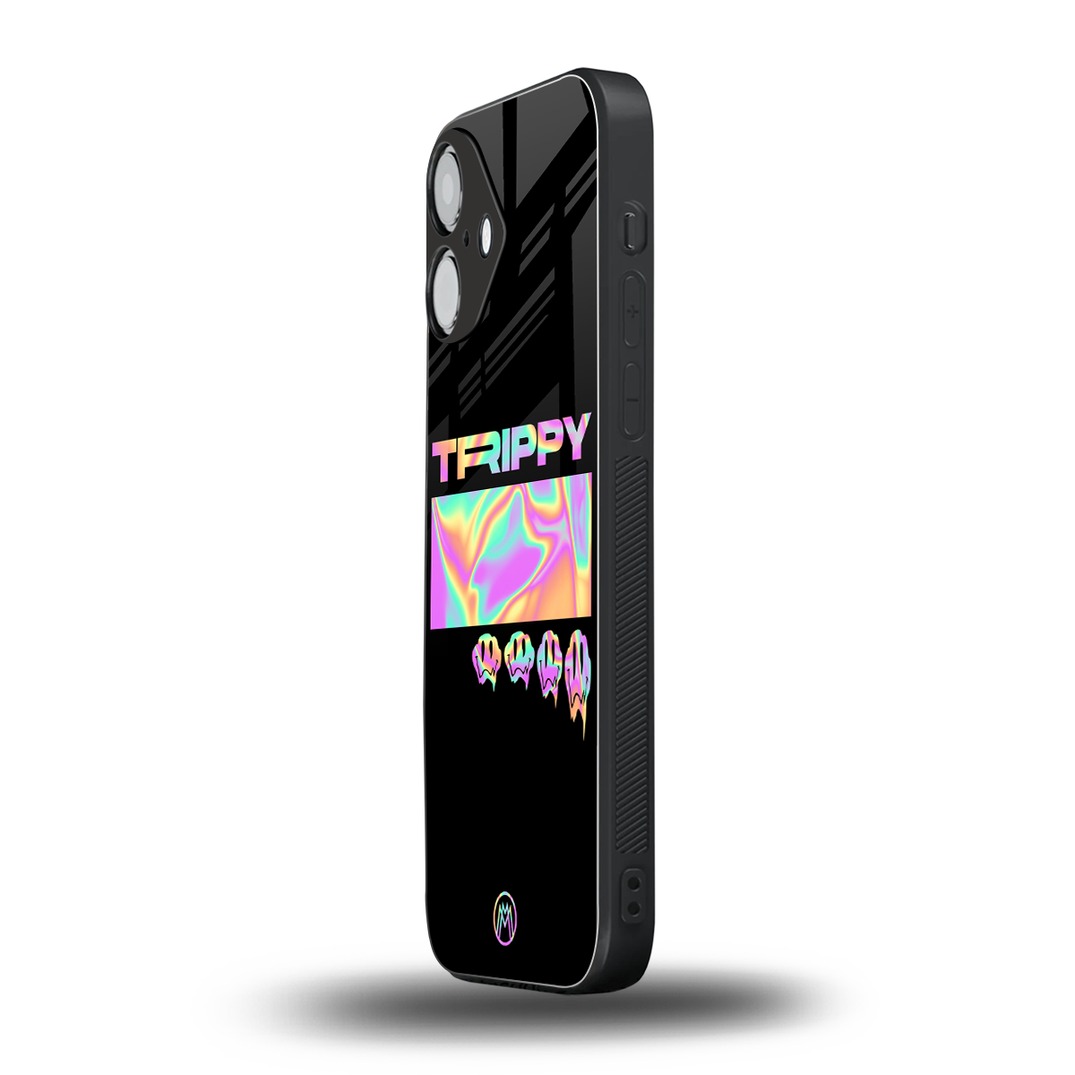 trippy trippy back phone cover | glass case for iphone 16
