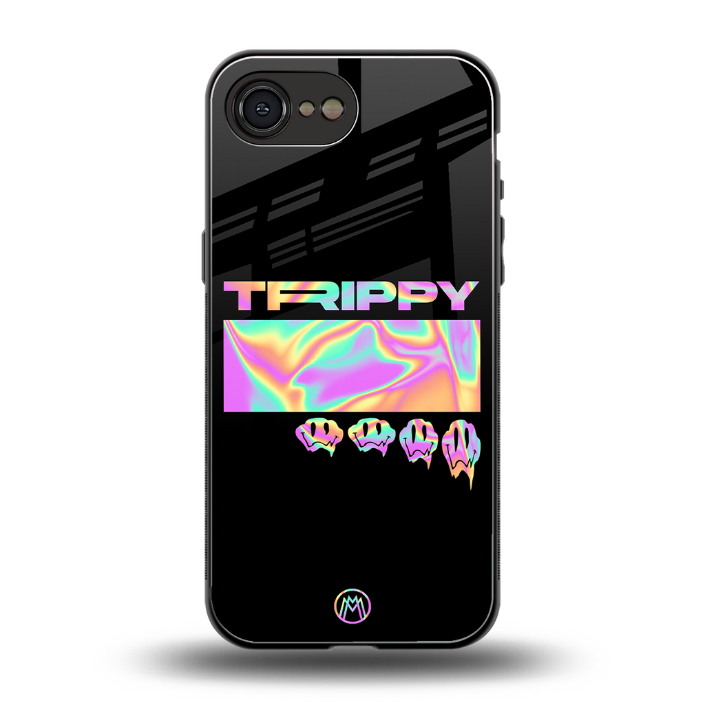 trippy trippy back phone cover | glass case for iphone 16e