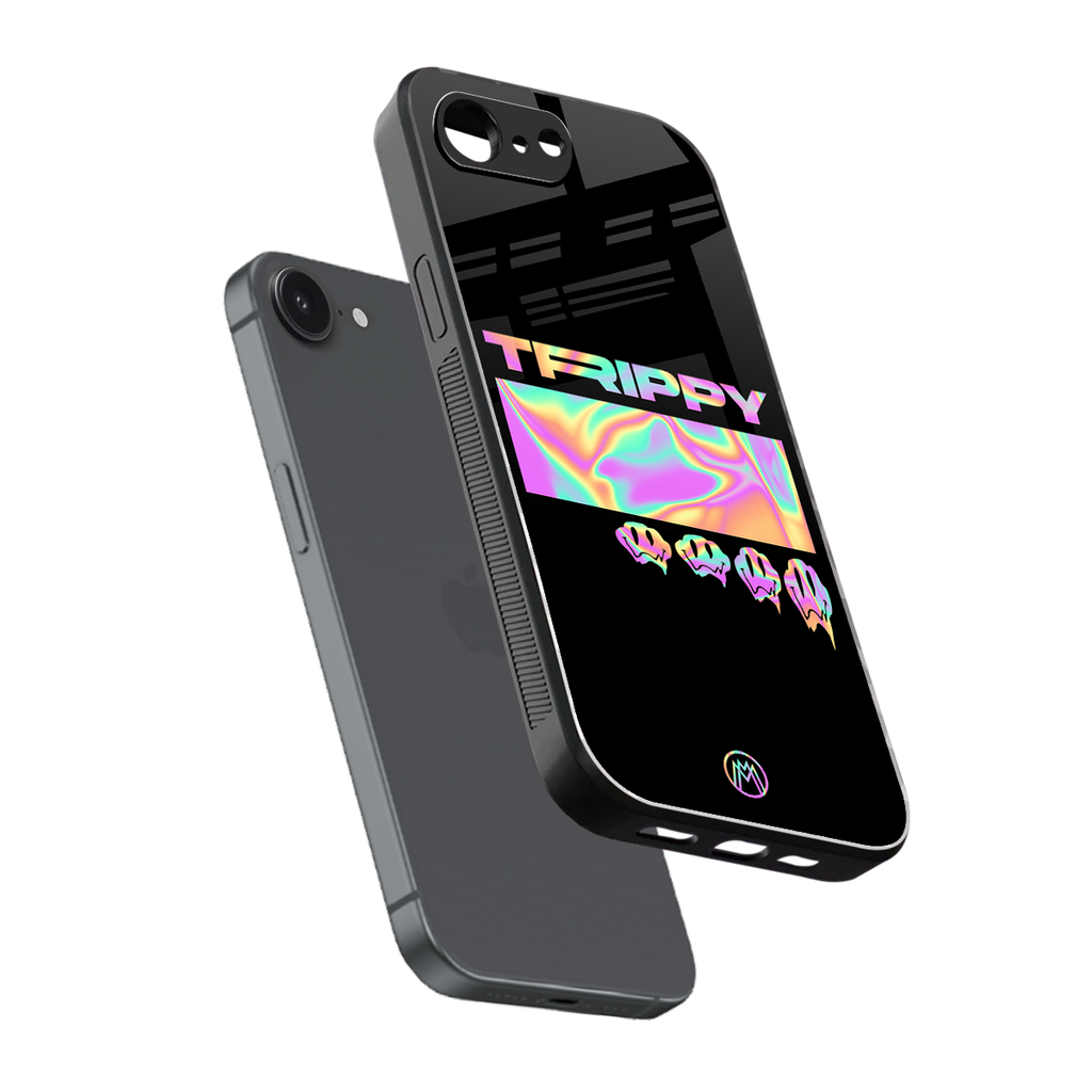 trippy trippy back phone cover | glass case for iphone 16e
